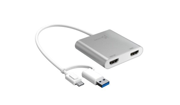 J5 Create JCA365 USB-C to Dual HDMI Multi-Monitor Adapter